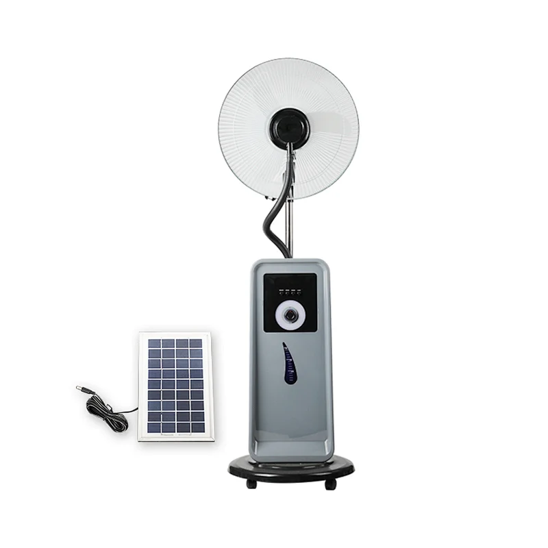2021 Rechargeable water cooling fan outdoor oscillating stand misting fan with water spray
